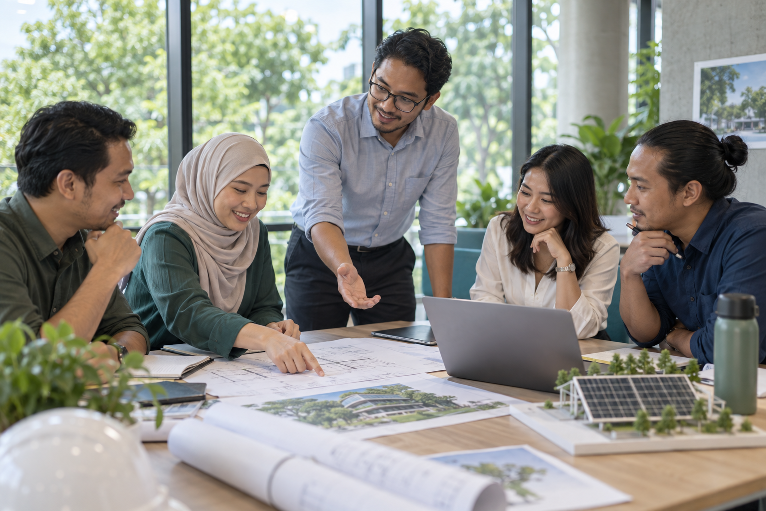 Illustrative a connected approach to green transition.